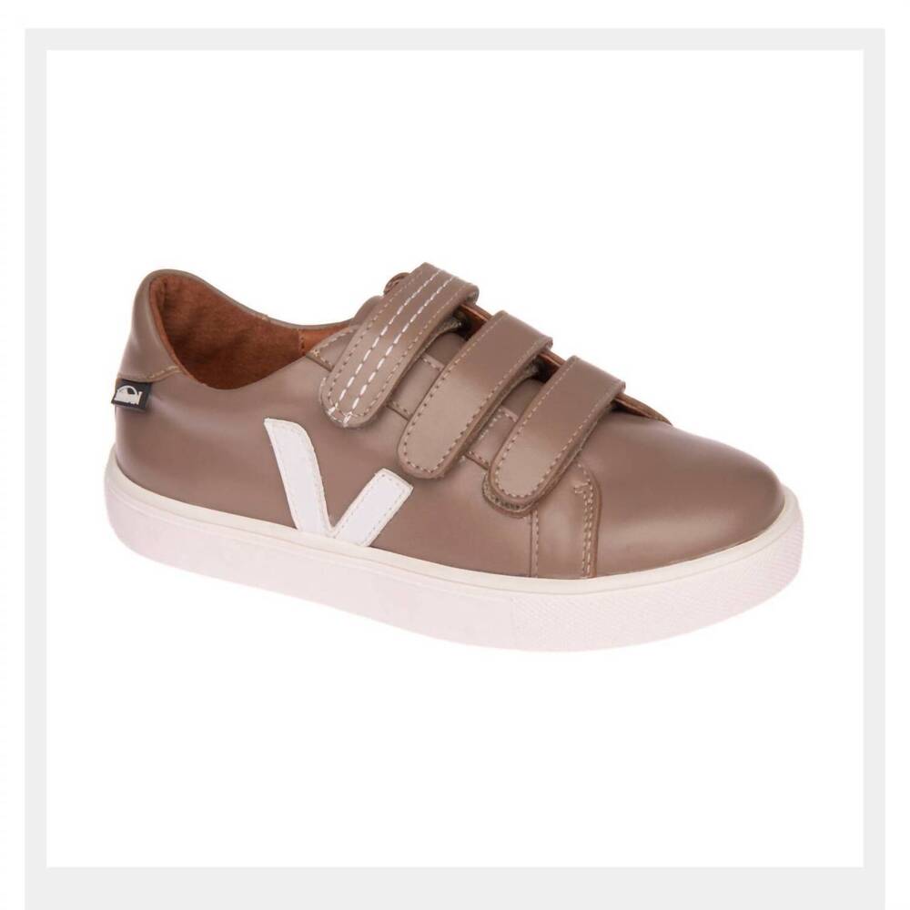 NEW VENETTINI women's dillon5 sneaker in taupe leather